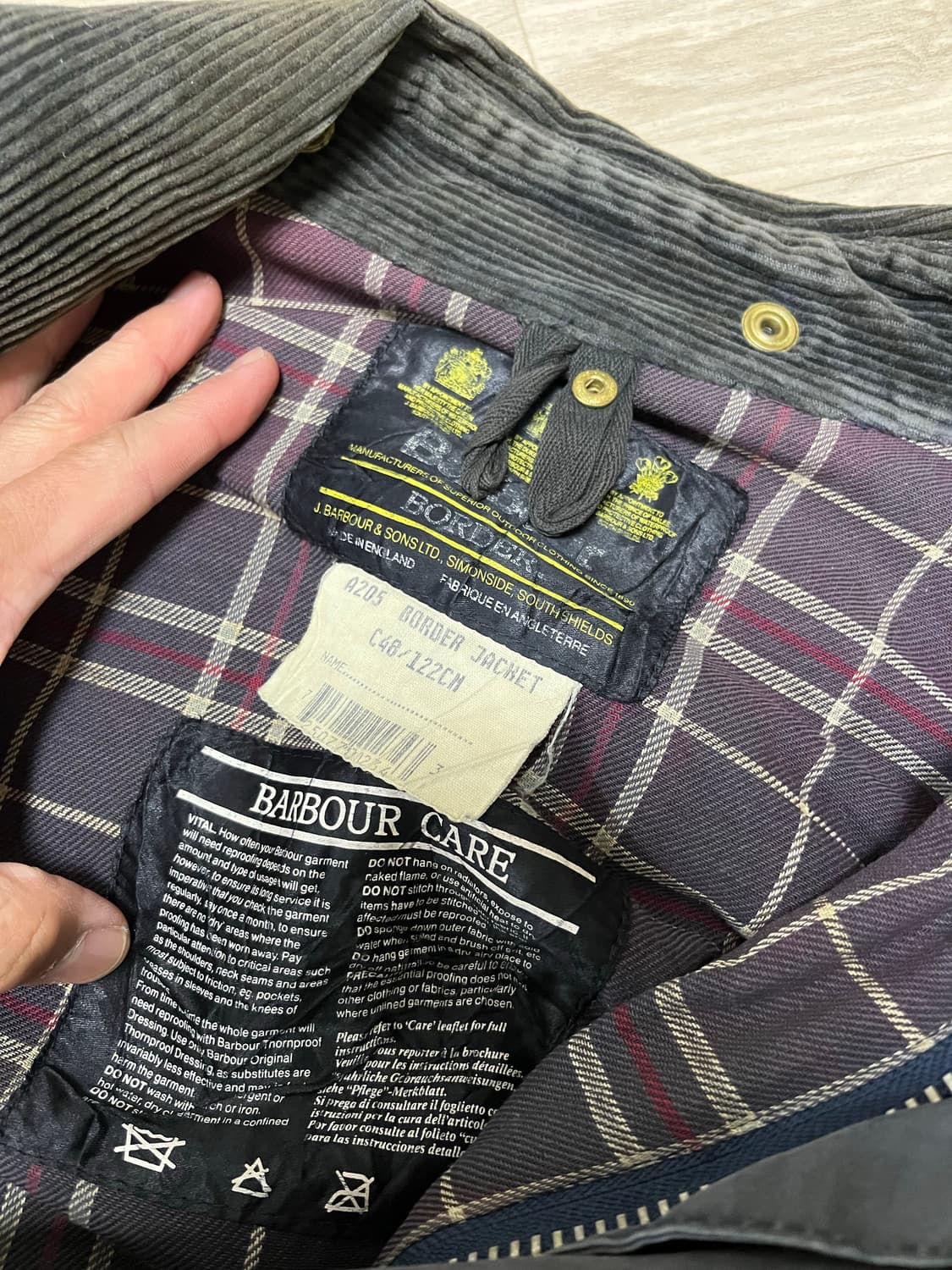 바버 왁스자켓 L 상품이미지4