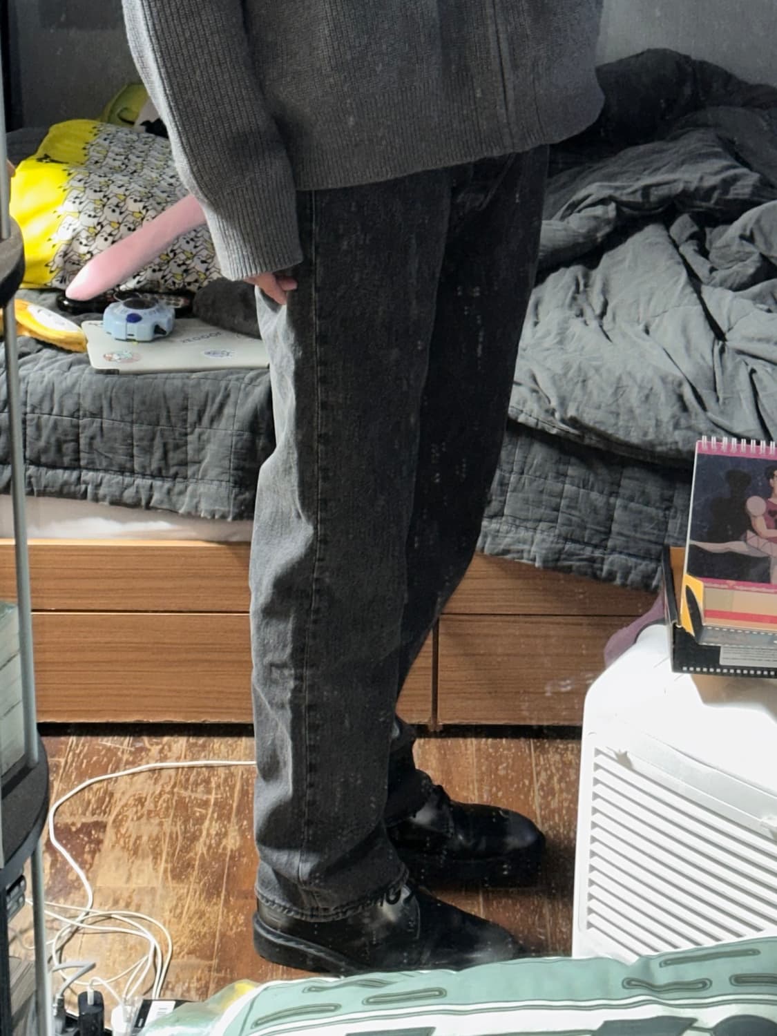 리바이스 501 93 프리미엄 흑청바지 34X32 상품이미지7