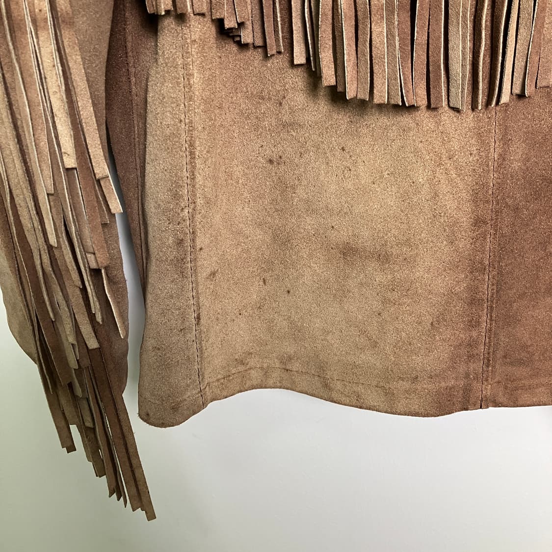 80's Schott 쇼트 웨스턴 프린지 스웨이드 자켓 38 상품이미지10