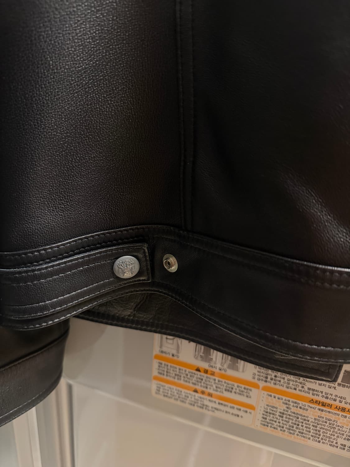 누드본즈 트러커 가죽자켓 XL 상품이미지7