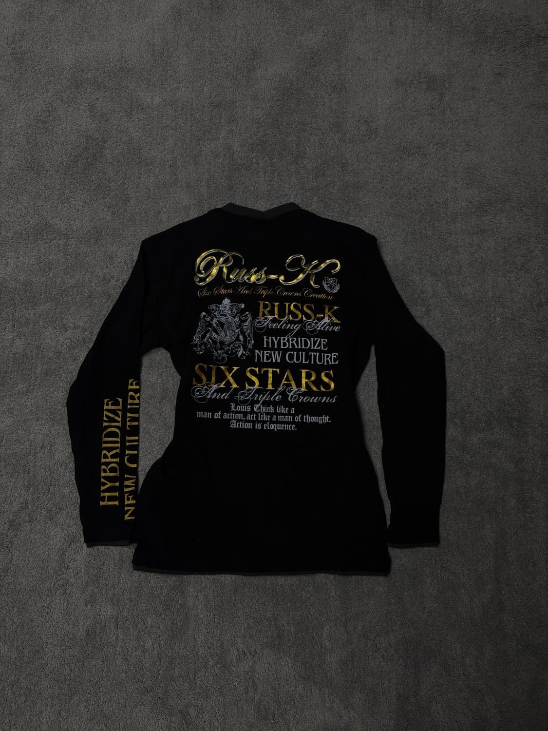 Vintage 00s vkei & punk mood longsleeve 상품이미지1