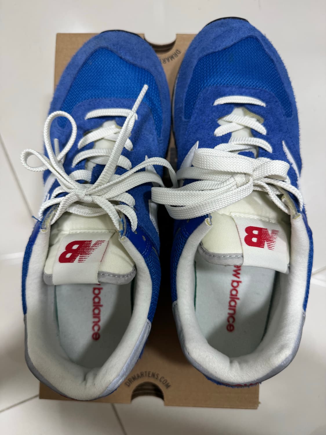 [275] 뉴발란스 574 헤리티지 블루 화이트 상품이미지3