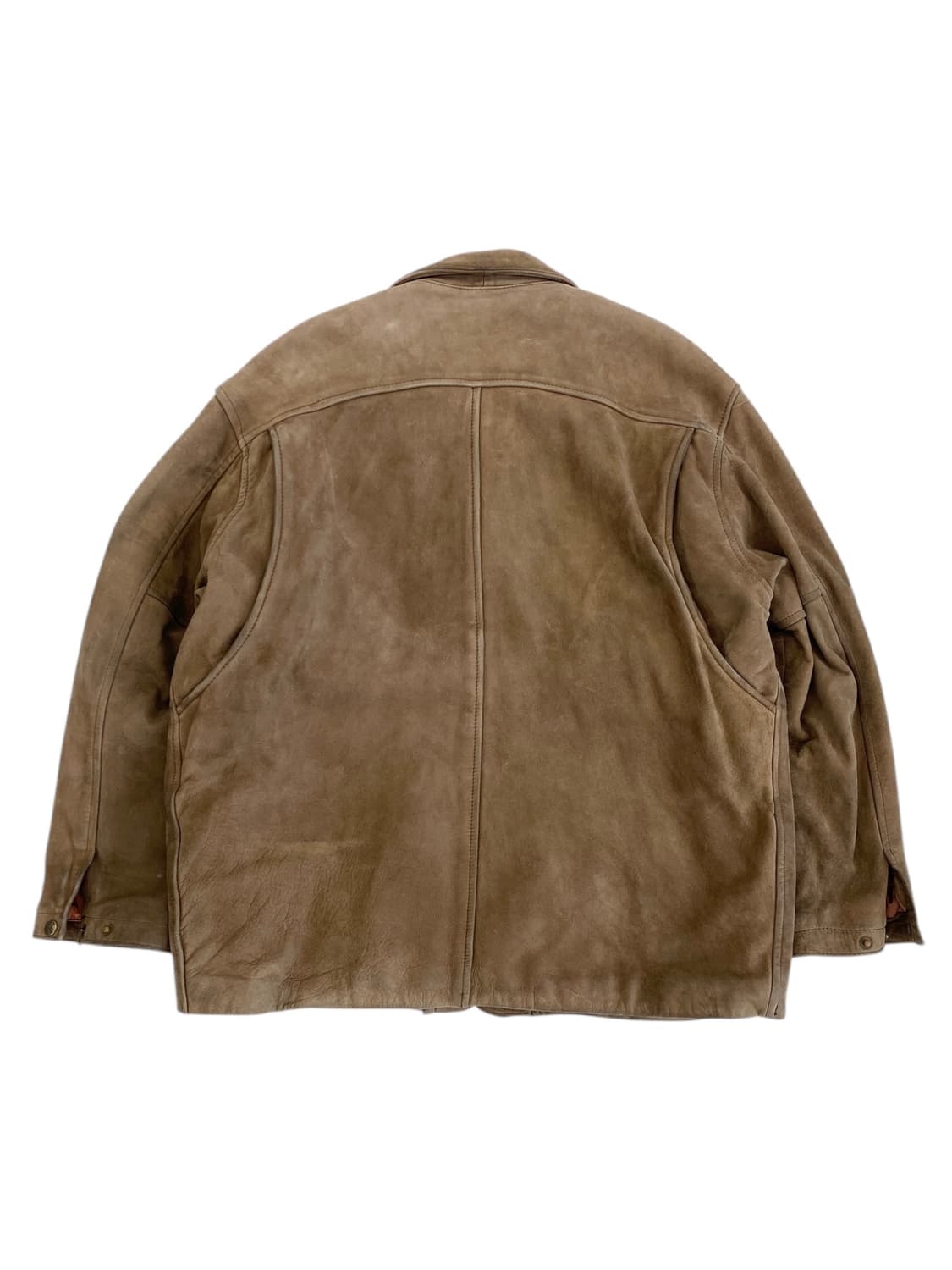 8-90's 쉐비뇽 소가죽 헌팅 자켓 상품이미지2