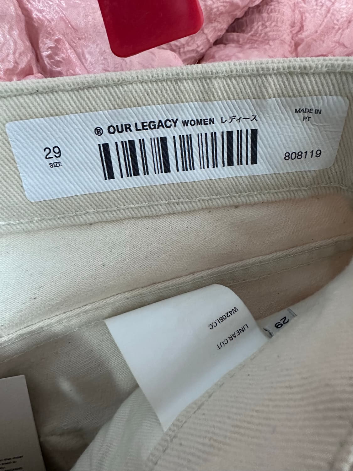 아워레가시 크랙 페인팅 데님 상품이미지5