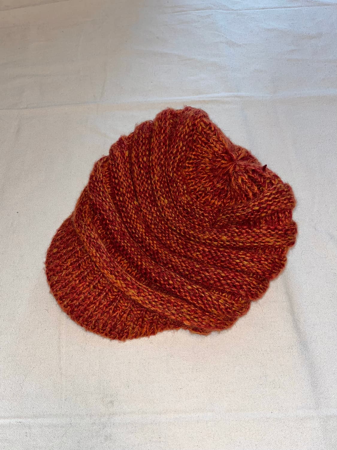 brick red y2k knit beanie cap 상품이미지1