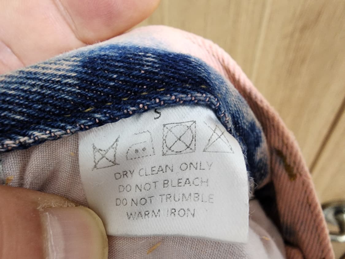 (S)여성 게이트리스 파라수트 빈티지 데님 팬츠 상품이미지5