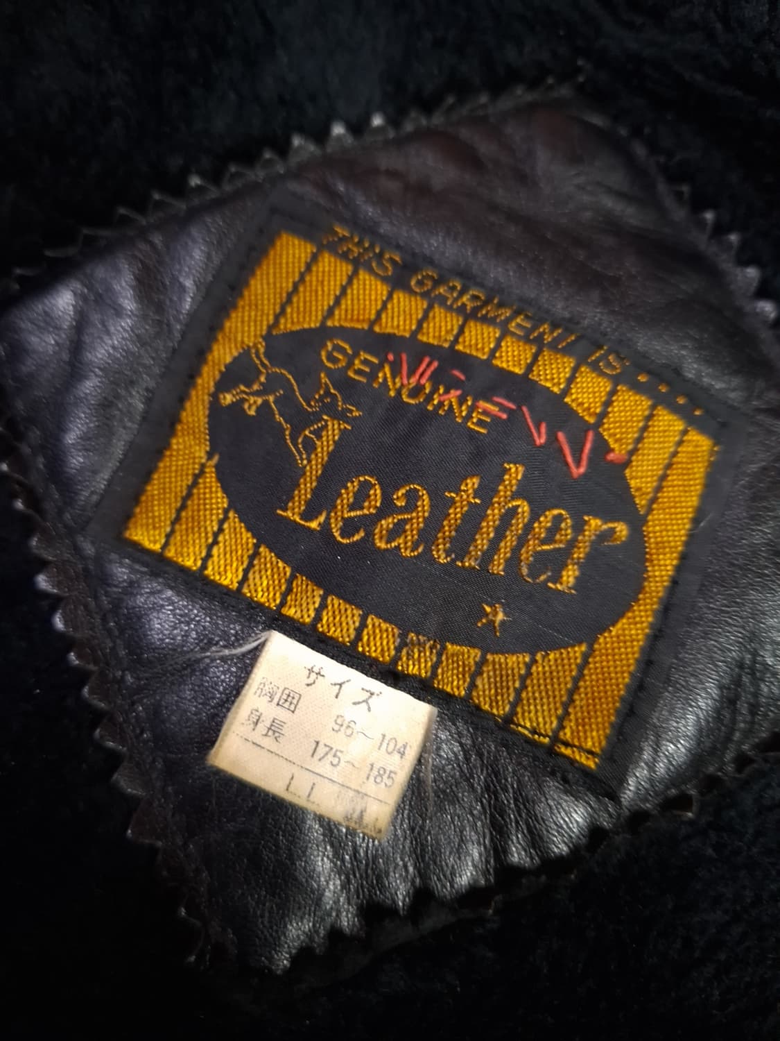 80's 일본판 빈티지 리얼레더 A-2 TYPE 항공자켓 상품이미지2