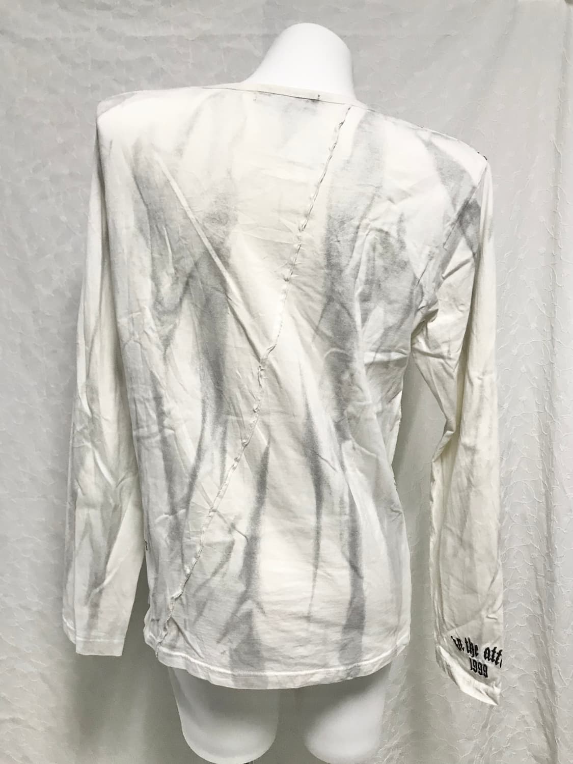 빈티지 in the attic 인더아틱 펑크 워싱 레터링 롱슬리브 탑 상품이미지2