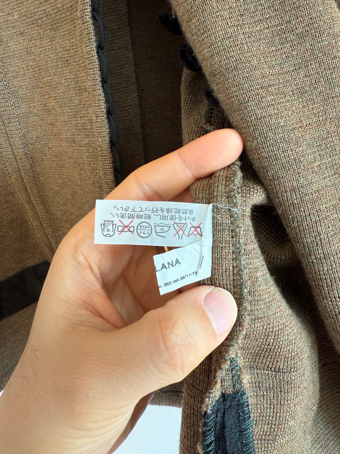 Pre owned 울 가디건 상품이미지8