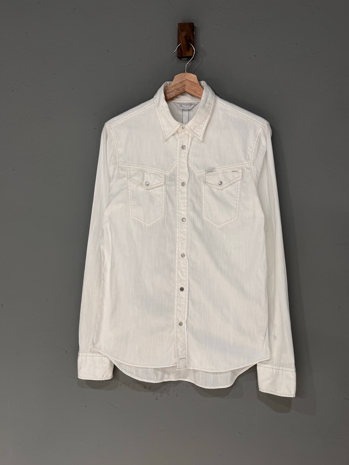 Diesel 디젤 화이트 웨스턴셔츠  상품이미지1