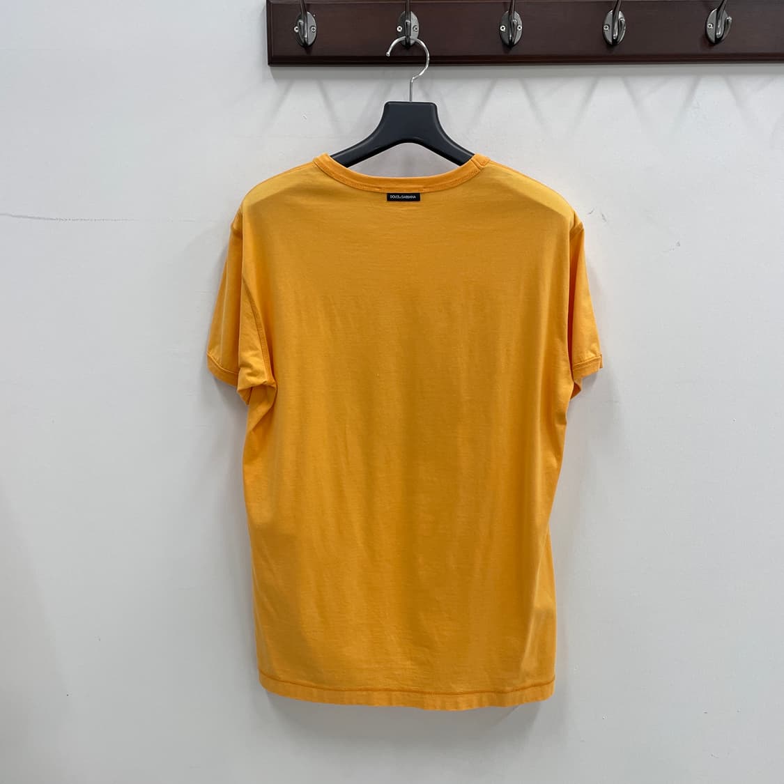 돌체앤가바나 공용L 이탈리아 calcio 축구 옐로우 반팔 티셔츠 상품이미지3