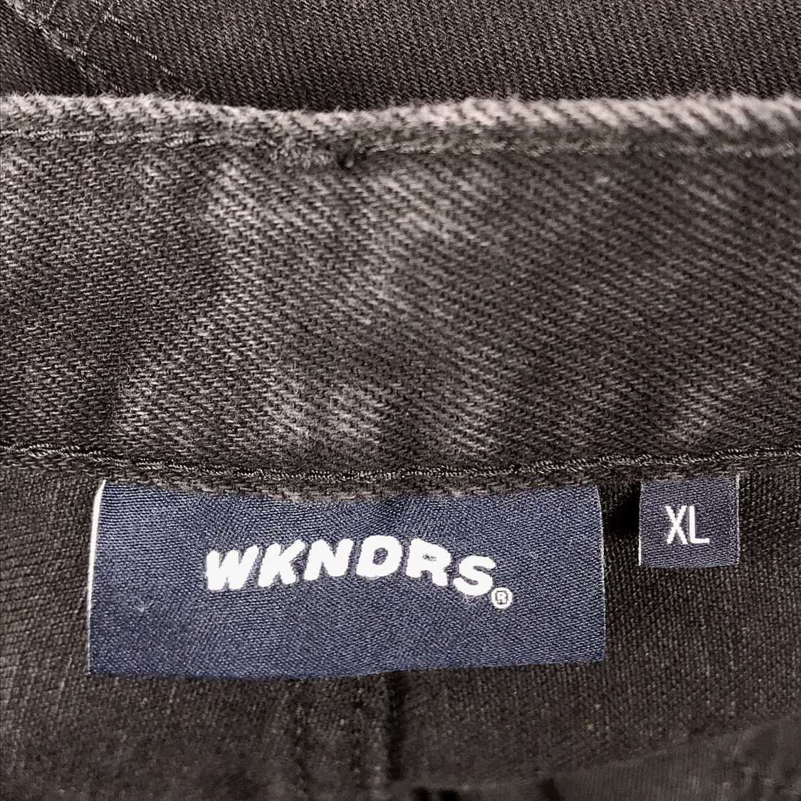 위켄더스 WKNDRS 불꽃 흑청 데님 청바지 남성XL 상품이미지6