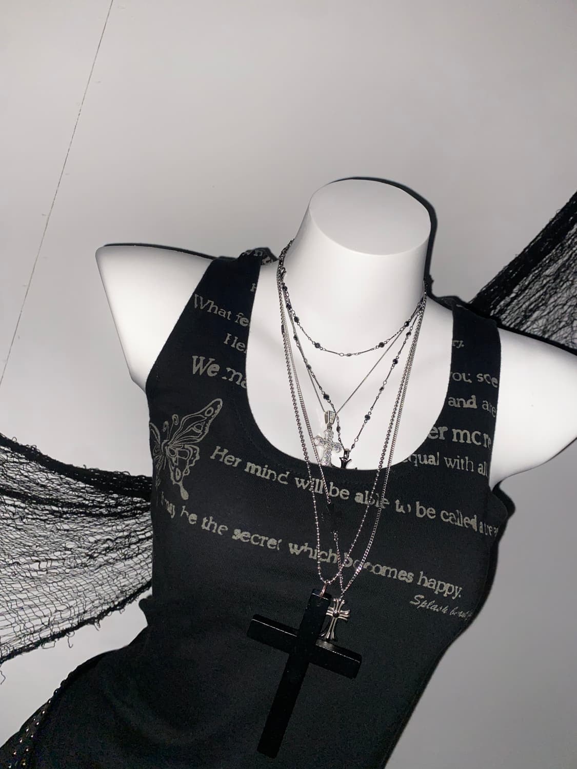 ꒰ঌ 펑크 고딕 레터링 퍼플 후드집업 ໒꒱ 상품이미지7