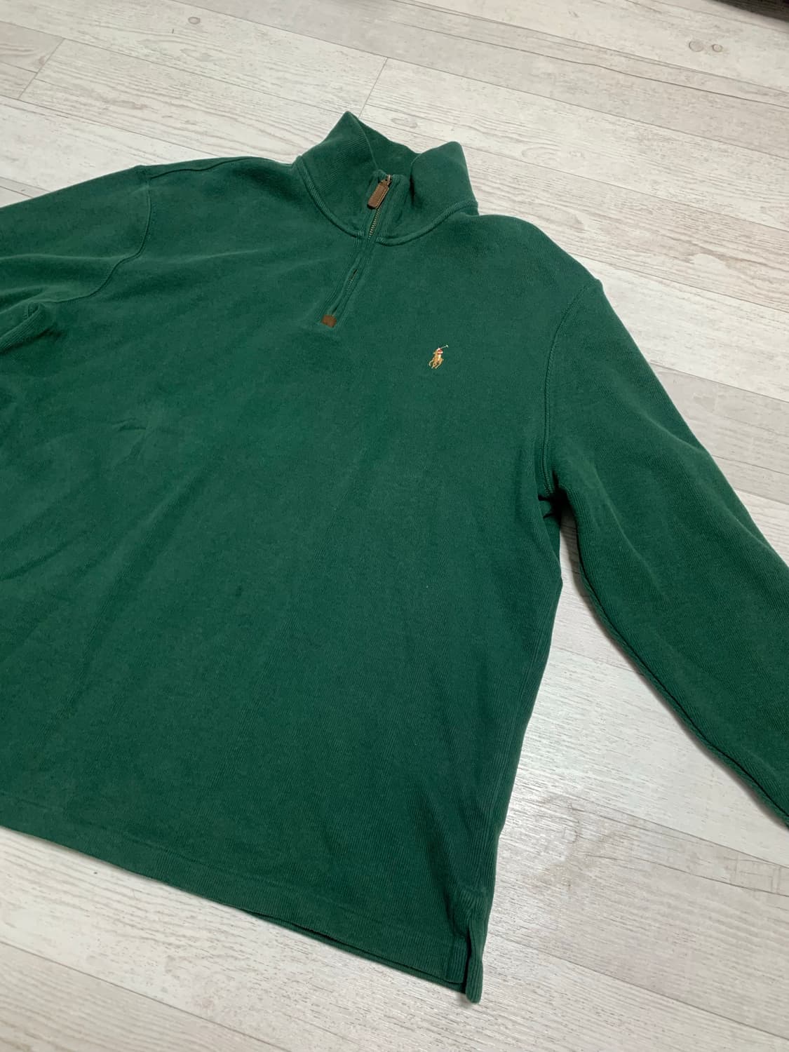 폴로 하프집업 딥그린XL 상품이미지1
