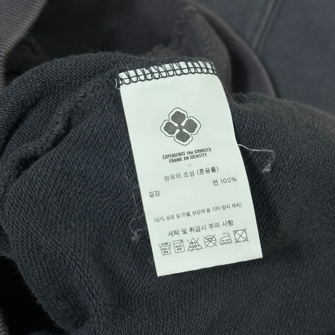 L 에스파이 후드티 워싱 네이비 상품이미지5