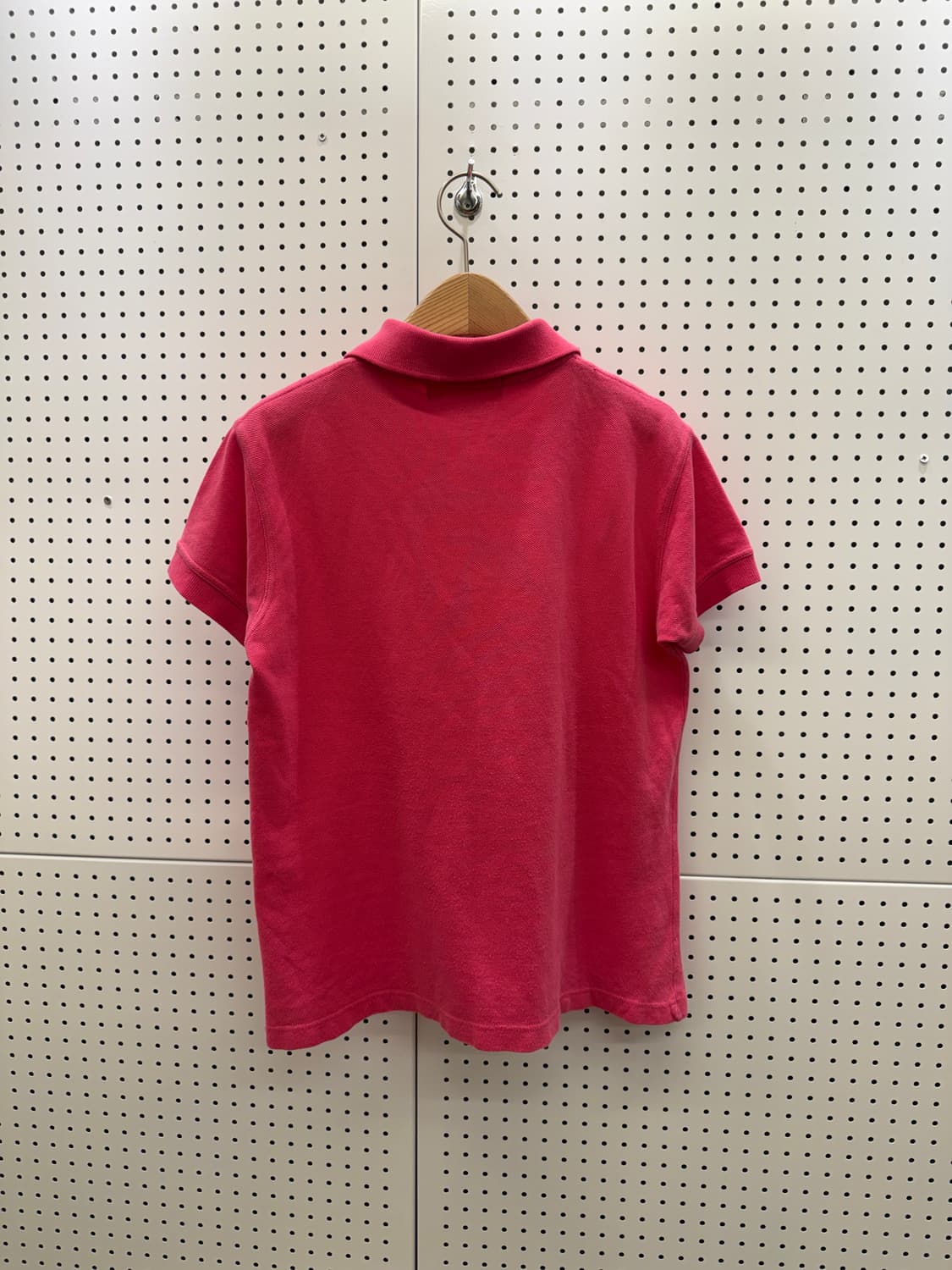 꾸레쥬 자수로고 반집업 카라 니트 반팔티 U1316 상품이미지3