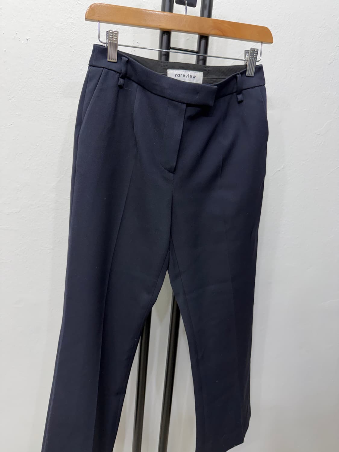 정품) rareview 레이브 한섬 네이비 팬츠 M 상품이미지2