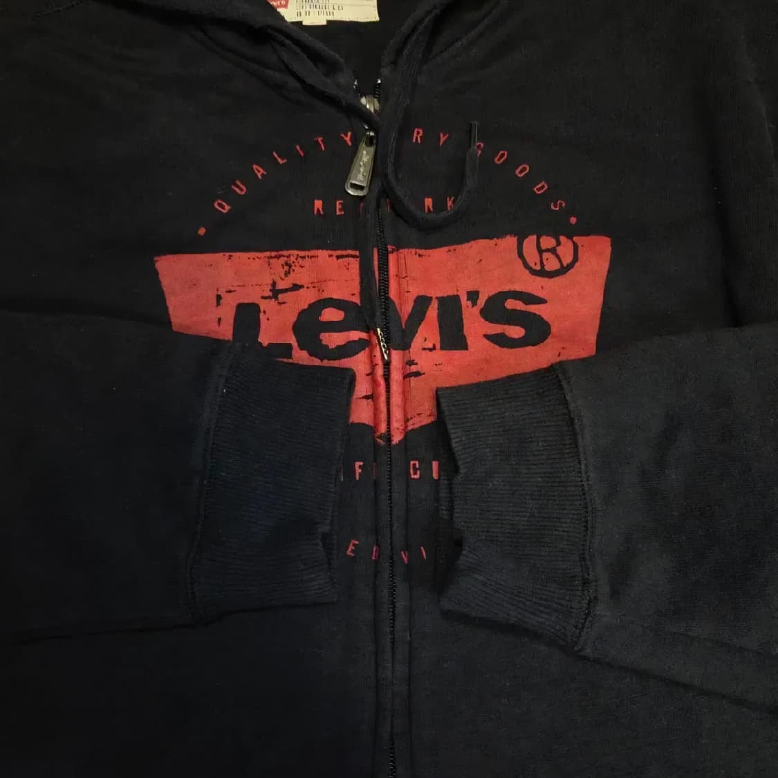 Y2K 리바이스 빅로고 그런지후드티 (XL) 상품이미지3