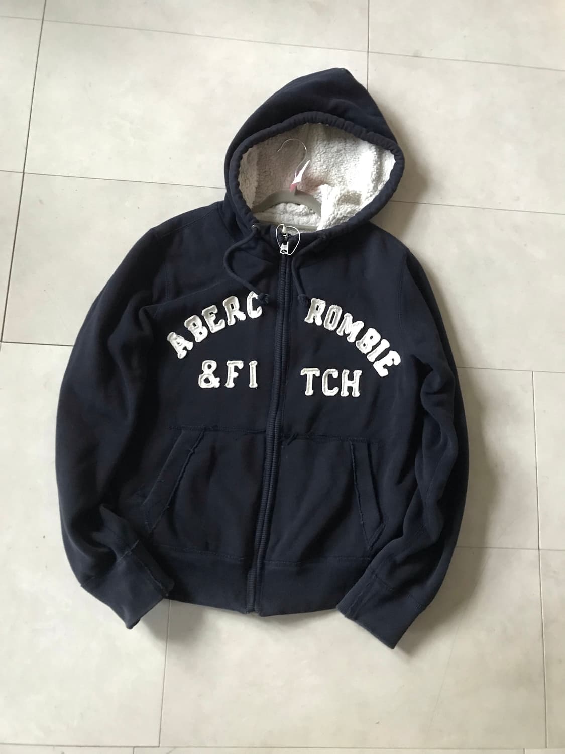 아베크롬비 네이비 퍼후드집업 상품이미지8