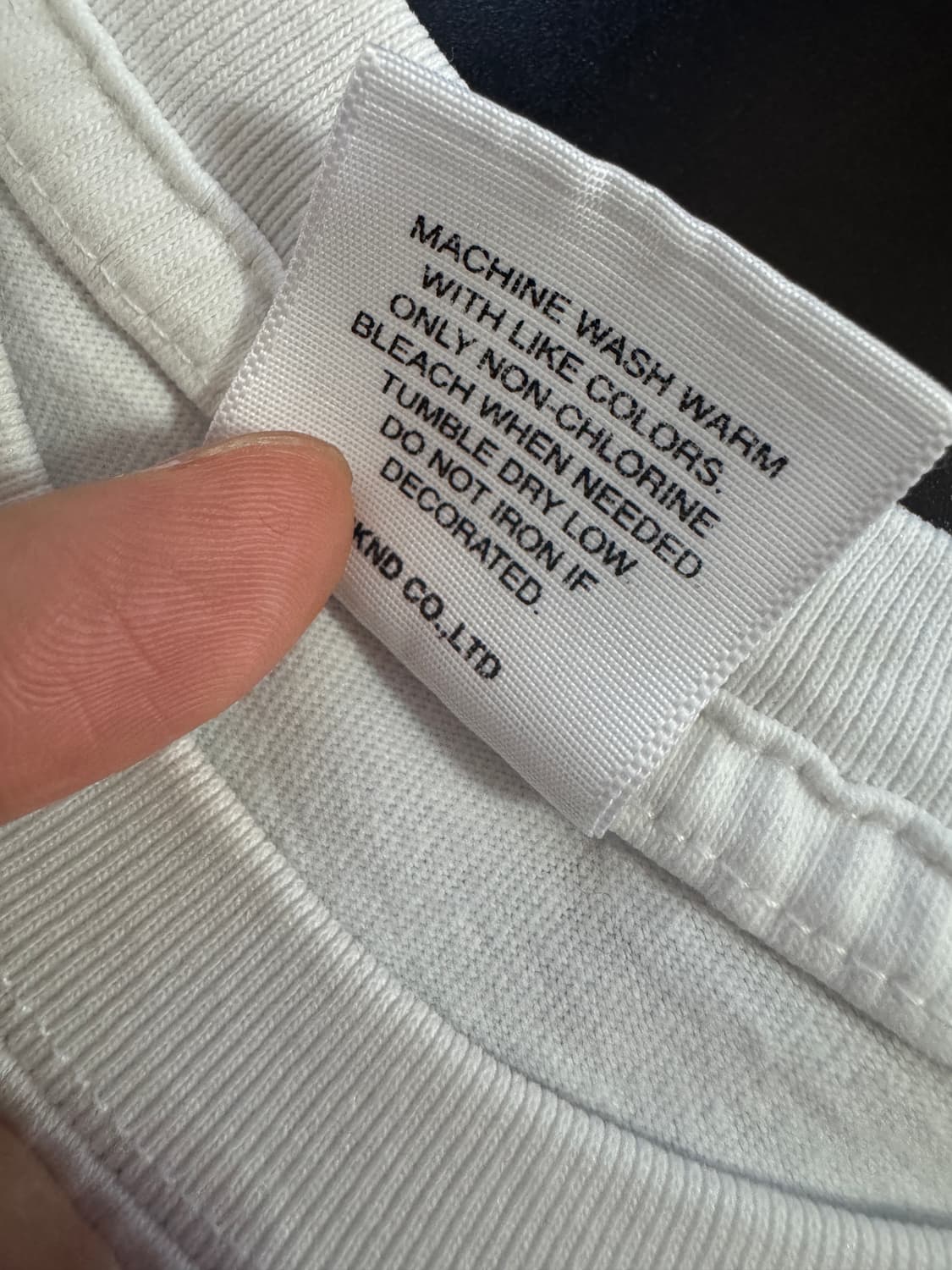 디스이즈네버댓 스펠아웃 화이트 반팔 티셔츠 M 상품이미지5