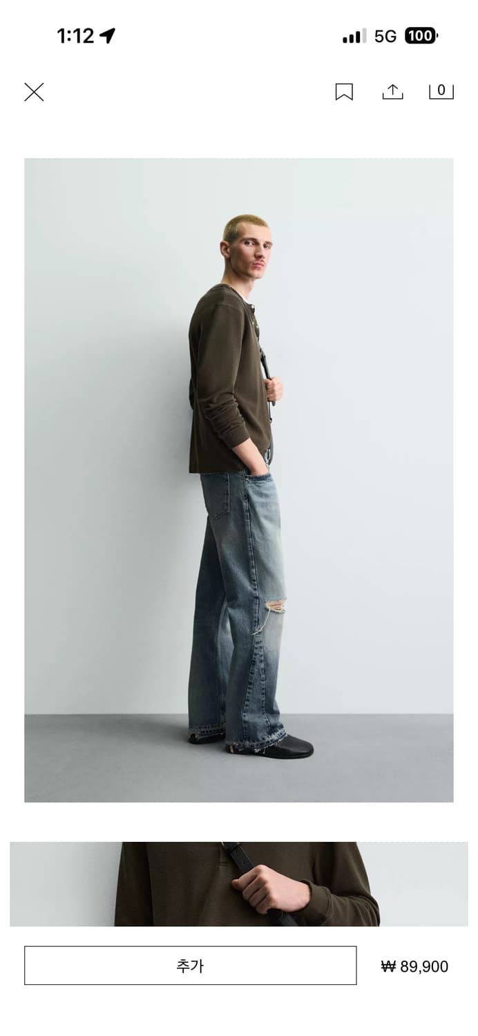 자라 찢청 32사이즈 상품이미지4