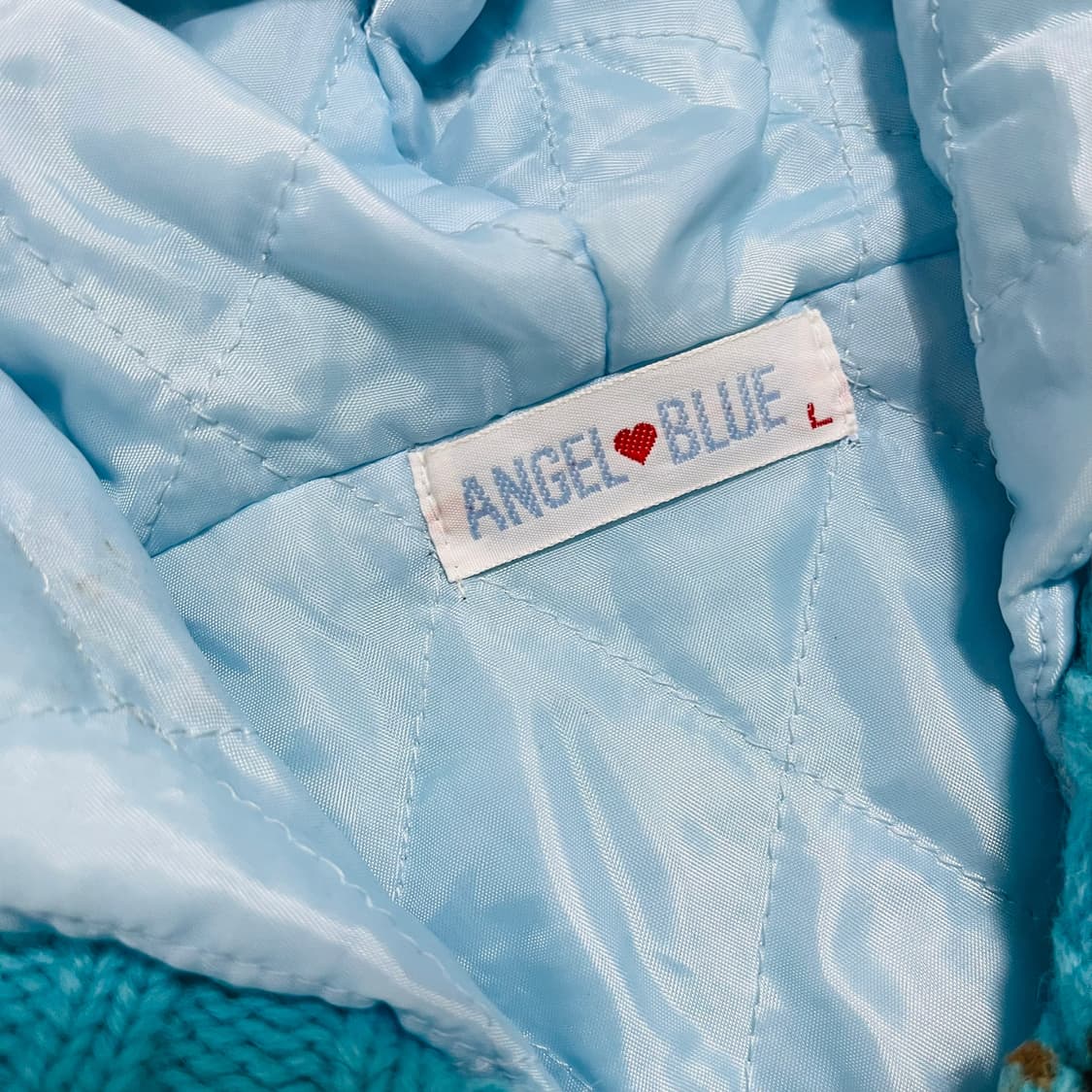 Angel Blue 00s Lovely Star Cartoon Coat 상품이미지6
