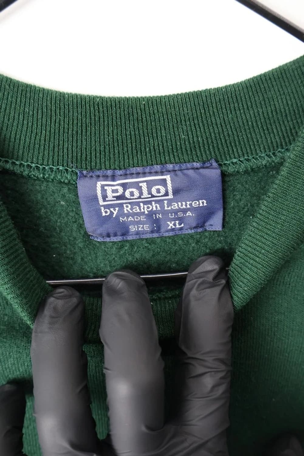 90s Polo USA Crewneck Sweatshirt Green 상품이미지7