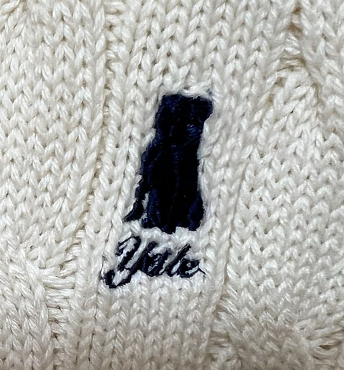 YALE 예일 남자 꽈배기니트 기본 XL 105 상품이미지4