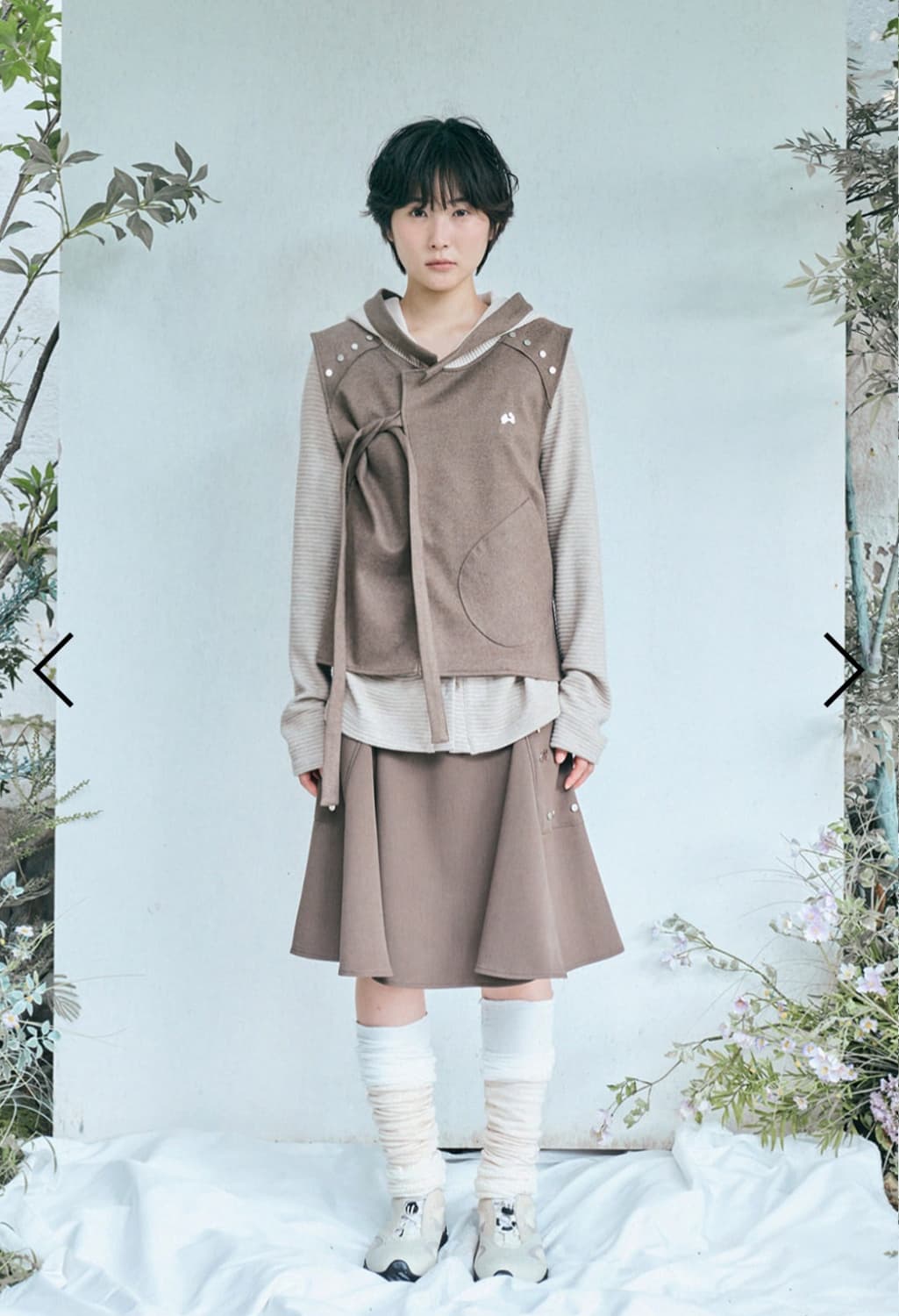 허그유어스킨 Studed Hood vest 구해요 상품이미지2