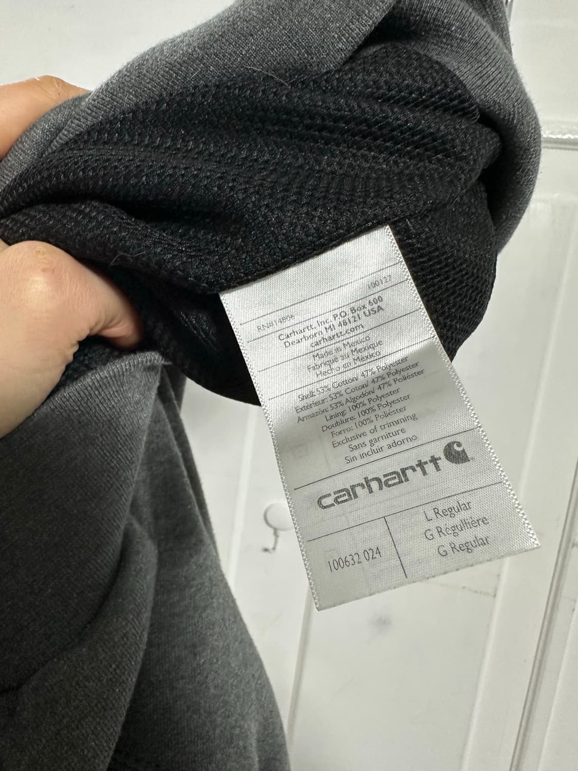 칼하트 써멀 후드집업 상품이미지4