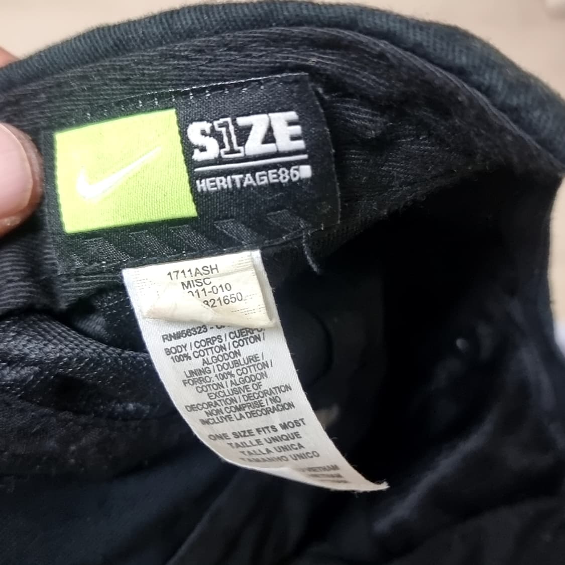 나이키 블랙 볼캡 모자 free 상품이미지5