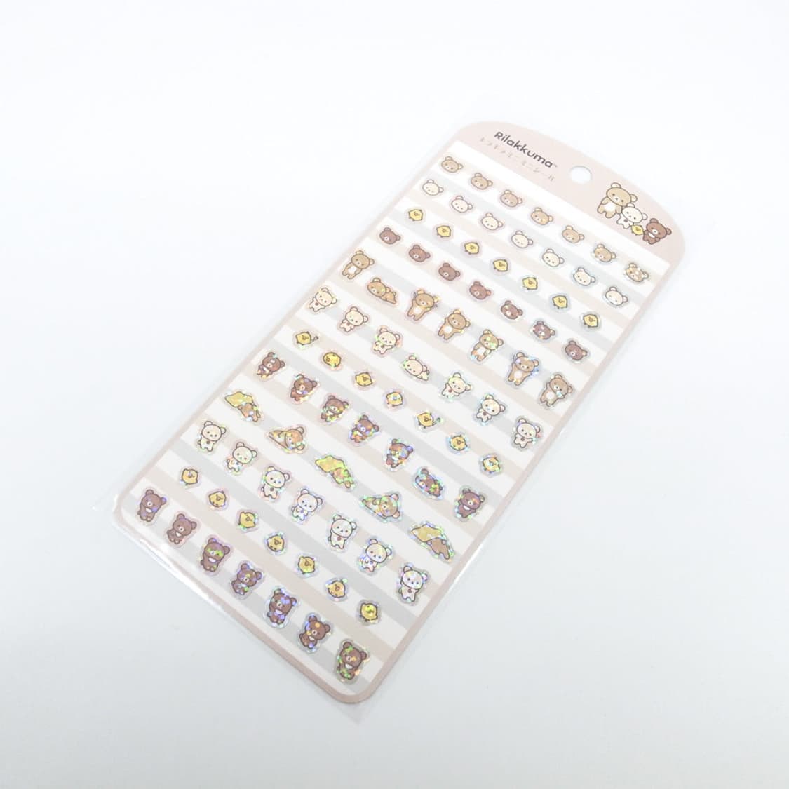 리락쿠마 홀로그램 미니 스티커 3종 세트 일괄 판매 상품이미지2