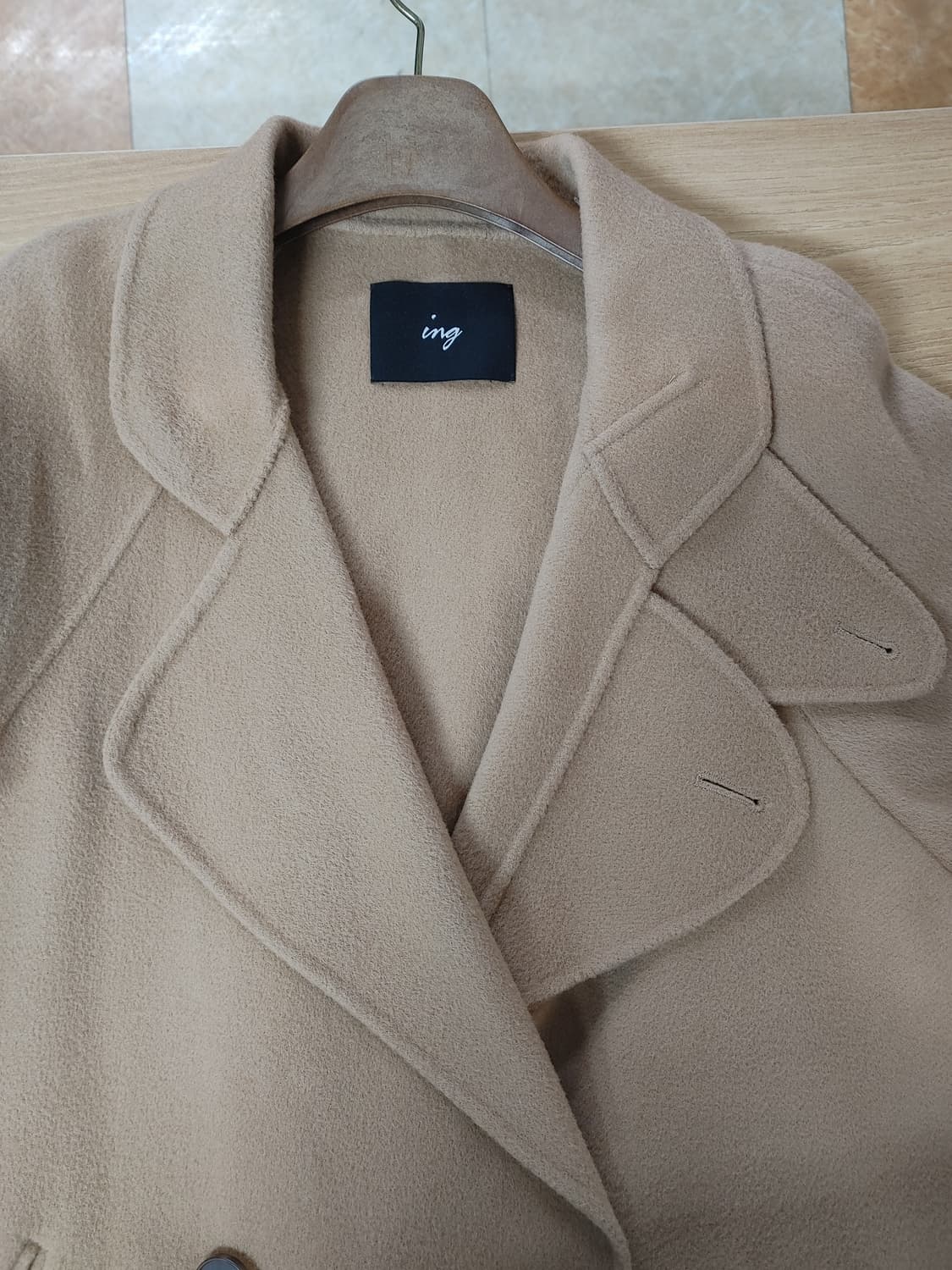 ing 여성 모직 롱코트 상품이미지3