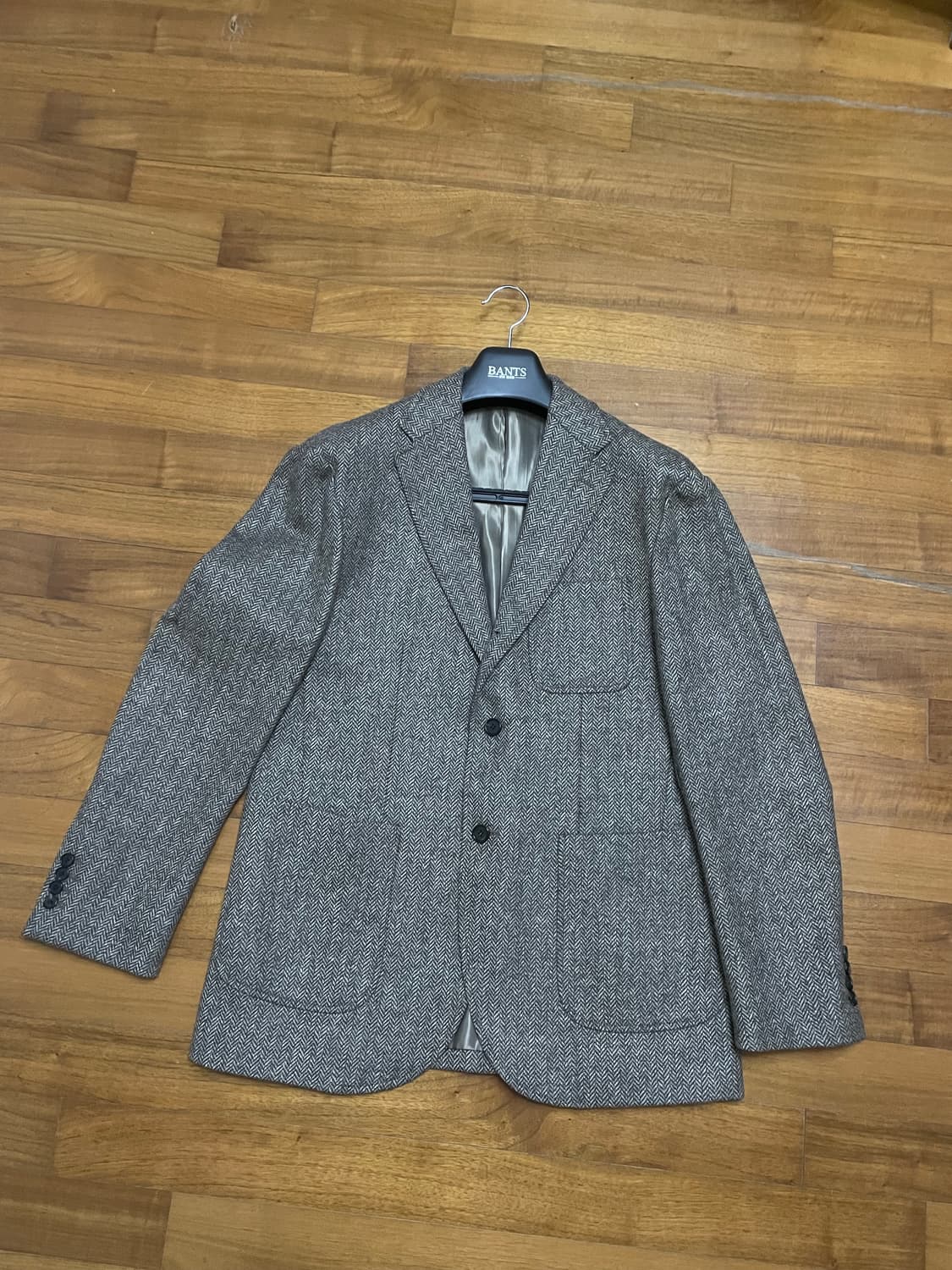 반츠 헤링본 트윌 울 블레이저 브라운(L 105size)새상품 상품이미지3