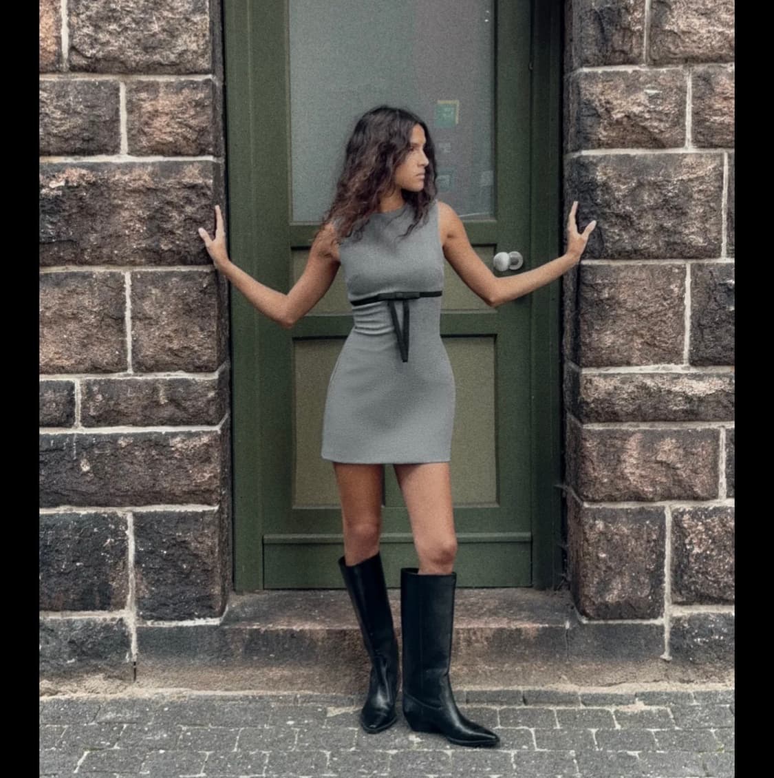 Zara 자라 카우보이 플랫 부츠 상품이미지1