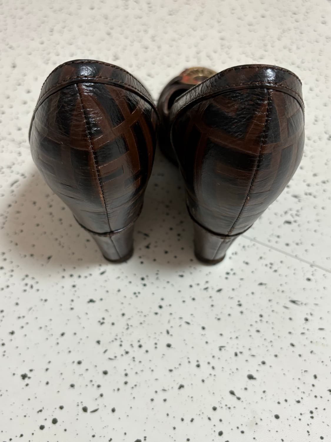 펜디 웨지힐 펌프스 구두 36.5 상품이미지2