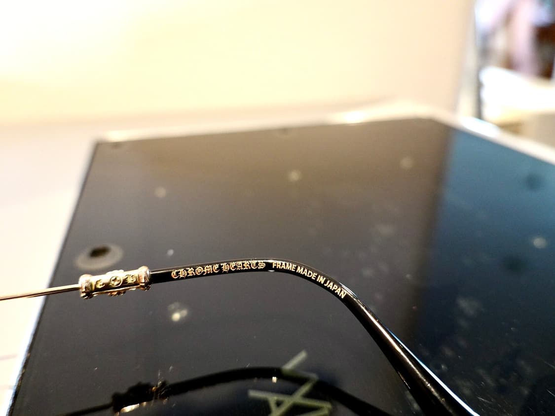 크롬하츠 부바A  맷블랙/골드 MBK/GP-P 안경 상품이미지9