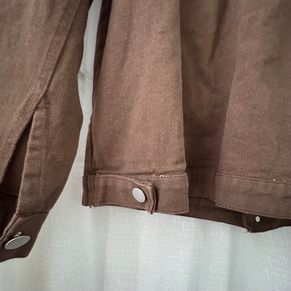 브라운 데님 자켓 미착용 L 남여공용 상품이미지5