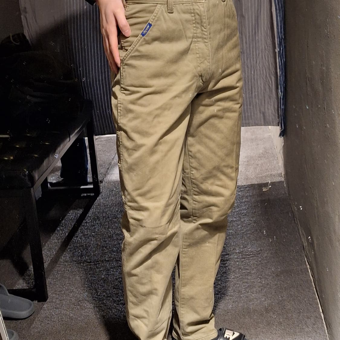 랭글러 RAPIDTRANSIT JP 80s 라이트카키 퍼티그포켓 코튼팬츠 상품이미지3