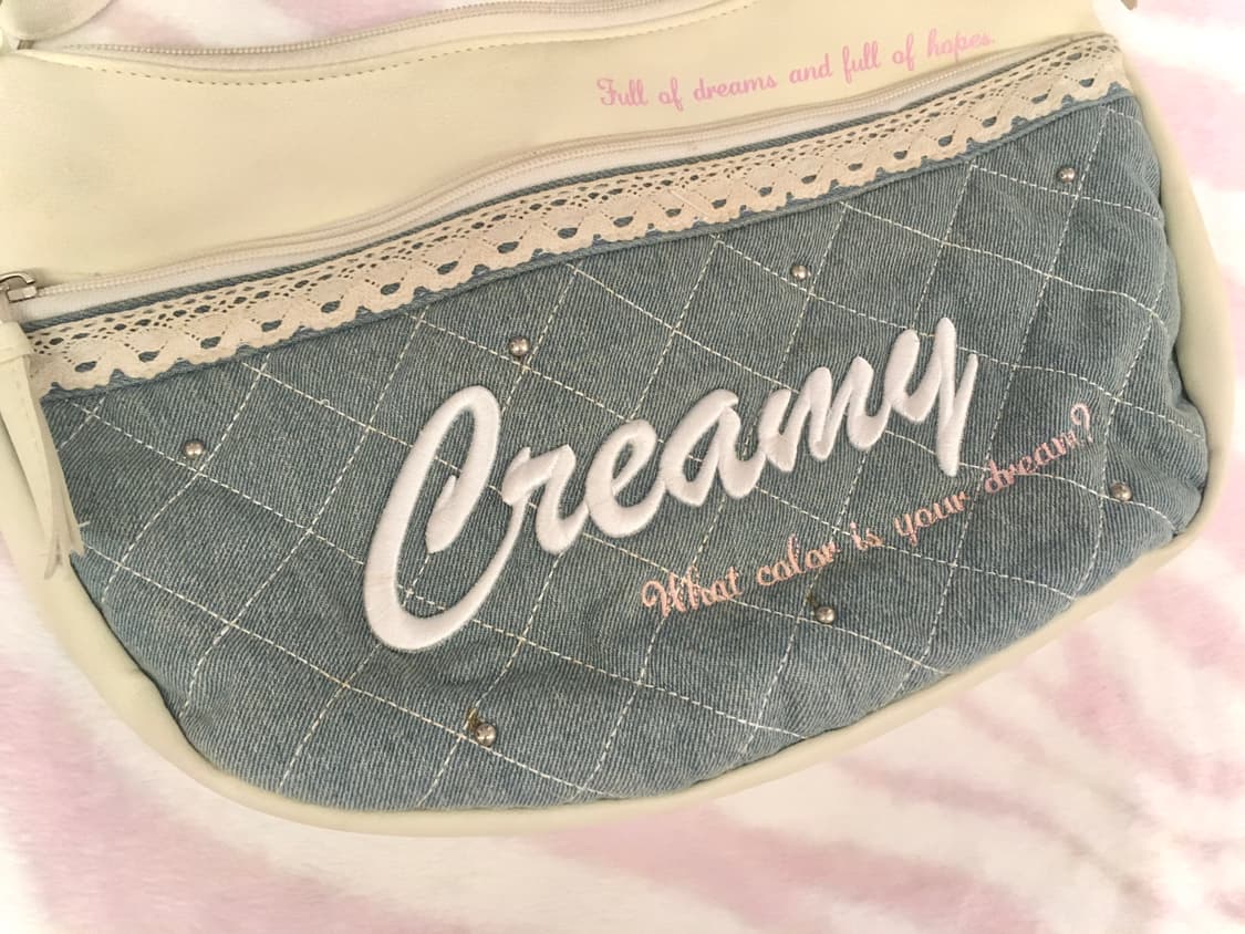 헤이세이 핀터레스트 Creamy 크림데님 숄더백 지갑 크리미 히메갸루 상품이미지2