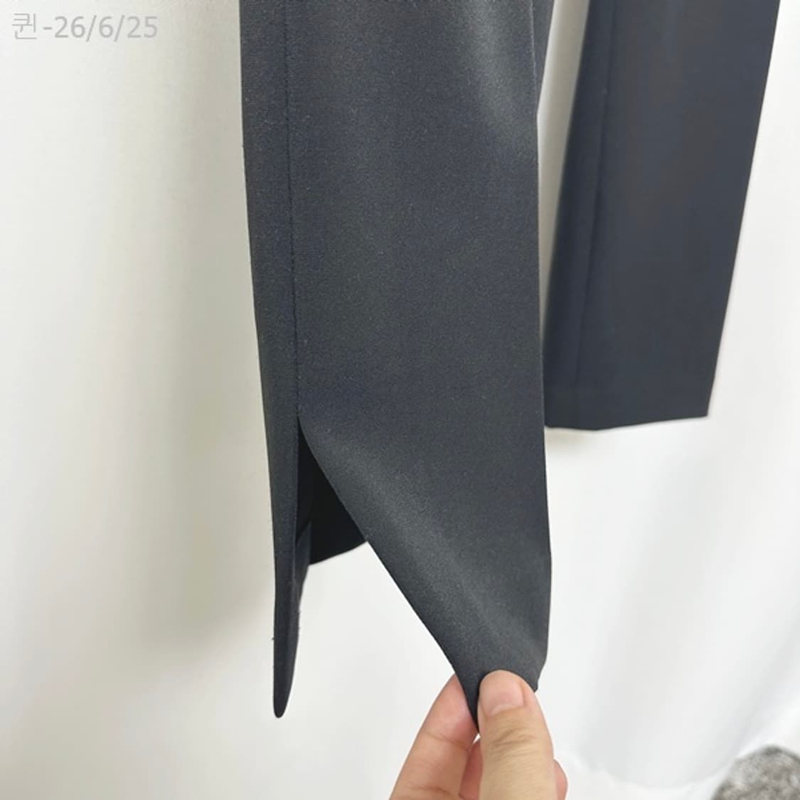 보이스오브보이스 여자 슬랙스 바지 검정 66 상품이미지3