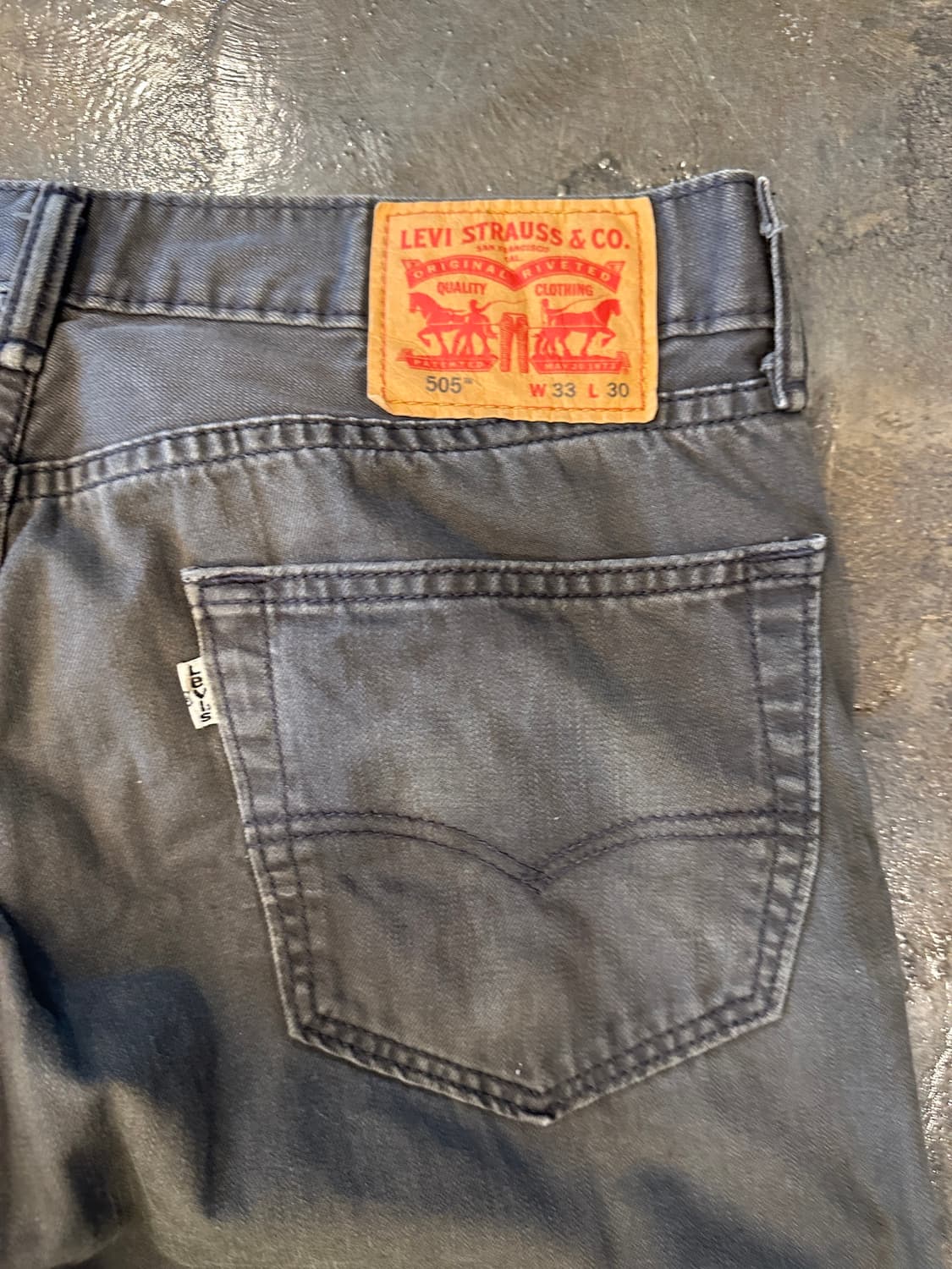 Levis White Tab 리바이스 화이트탭 505 W33 L30 상품이미지4