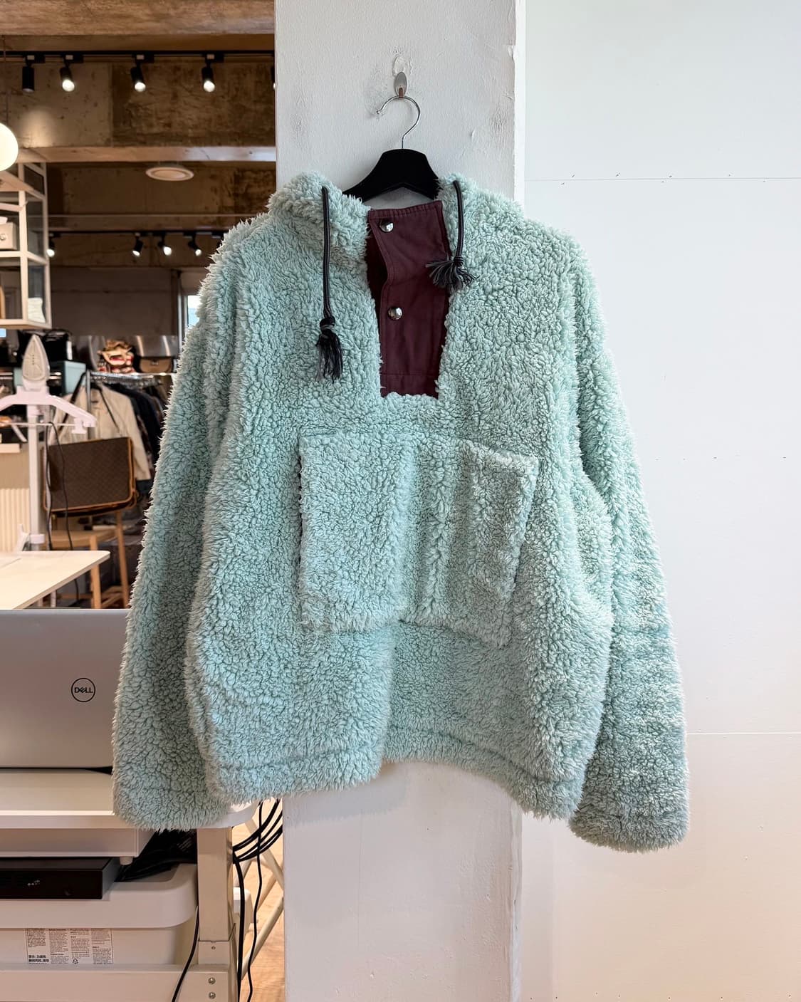 아크네 스튜디오 민트 풀오버 후디 플리스  상품이미지2