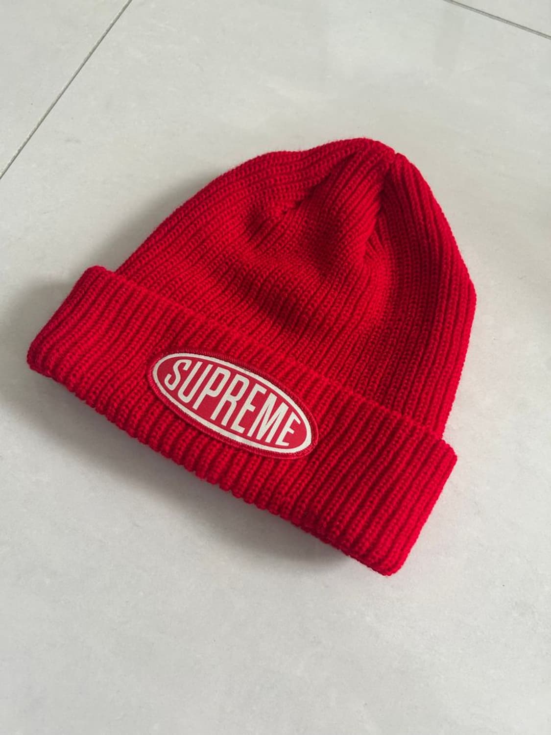 18AW OVAL PATC 슈프림 타원형 패치 비니 상품이미지1