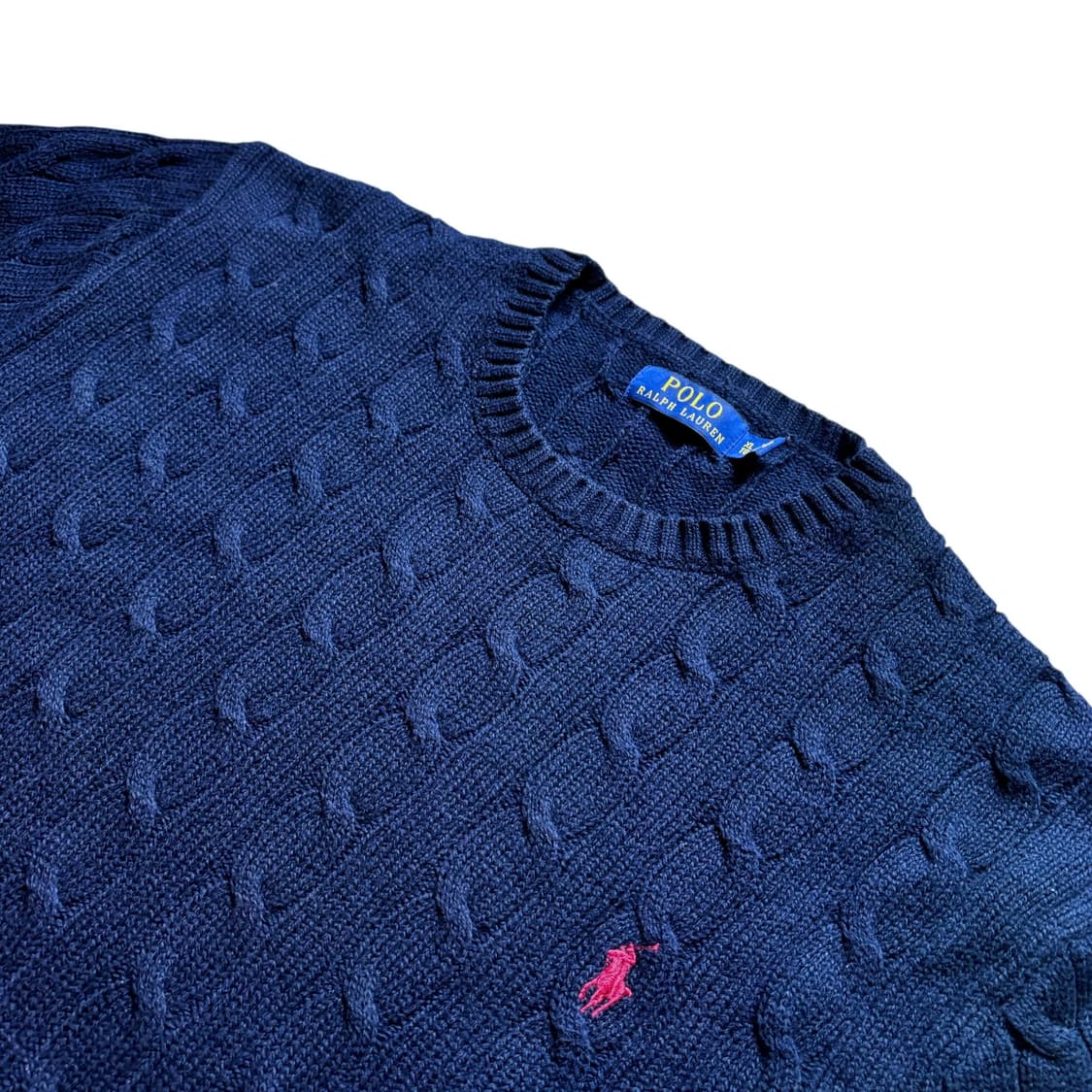 폴로 꽈배기 니트 상품이미지2