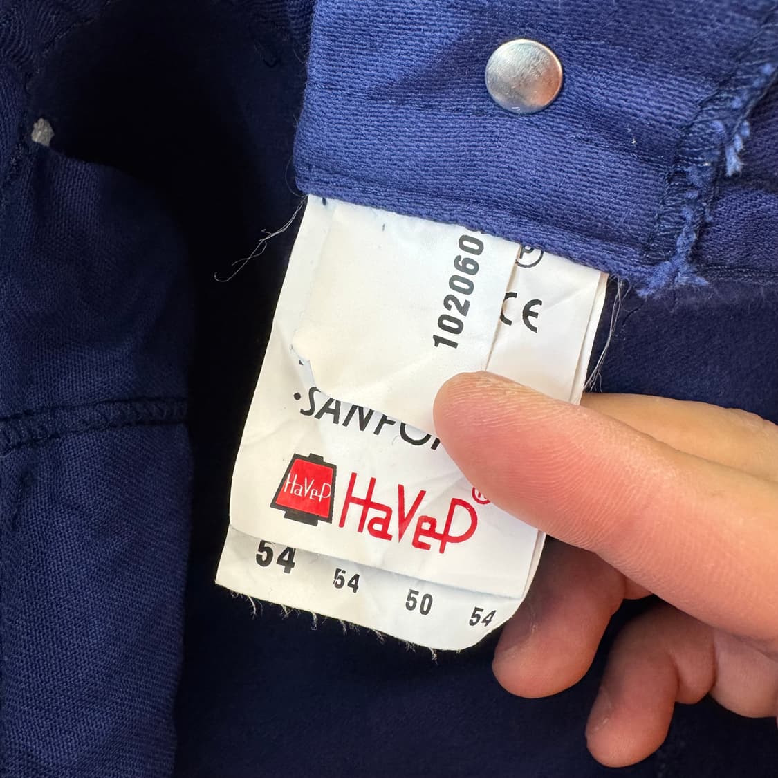 90s Havep 빈티지 몰스킨 프렌치 워크 팬츠 (32)   상품이미지8