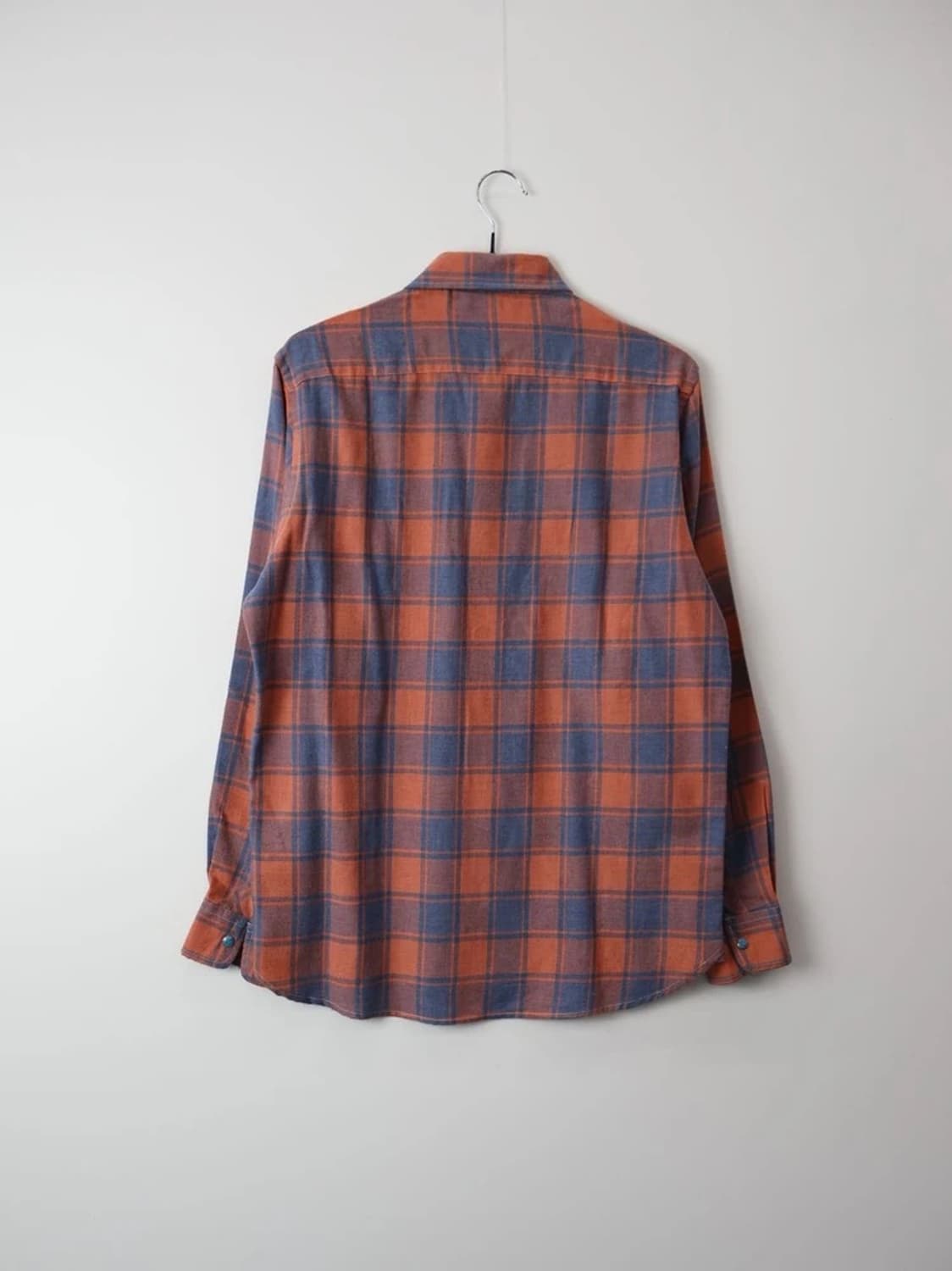 Navy Jeans Check Flannel Shirt 상품이미지4