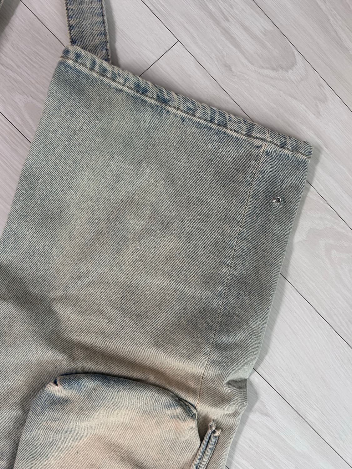 자라 와이드 빈티지 워싱 데님 상품이미지2