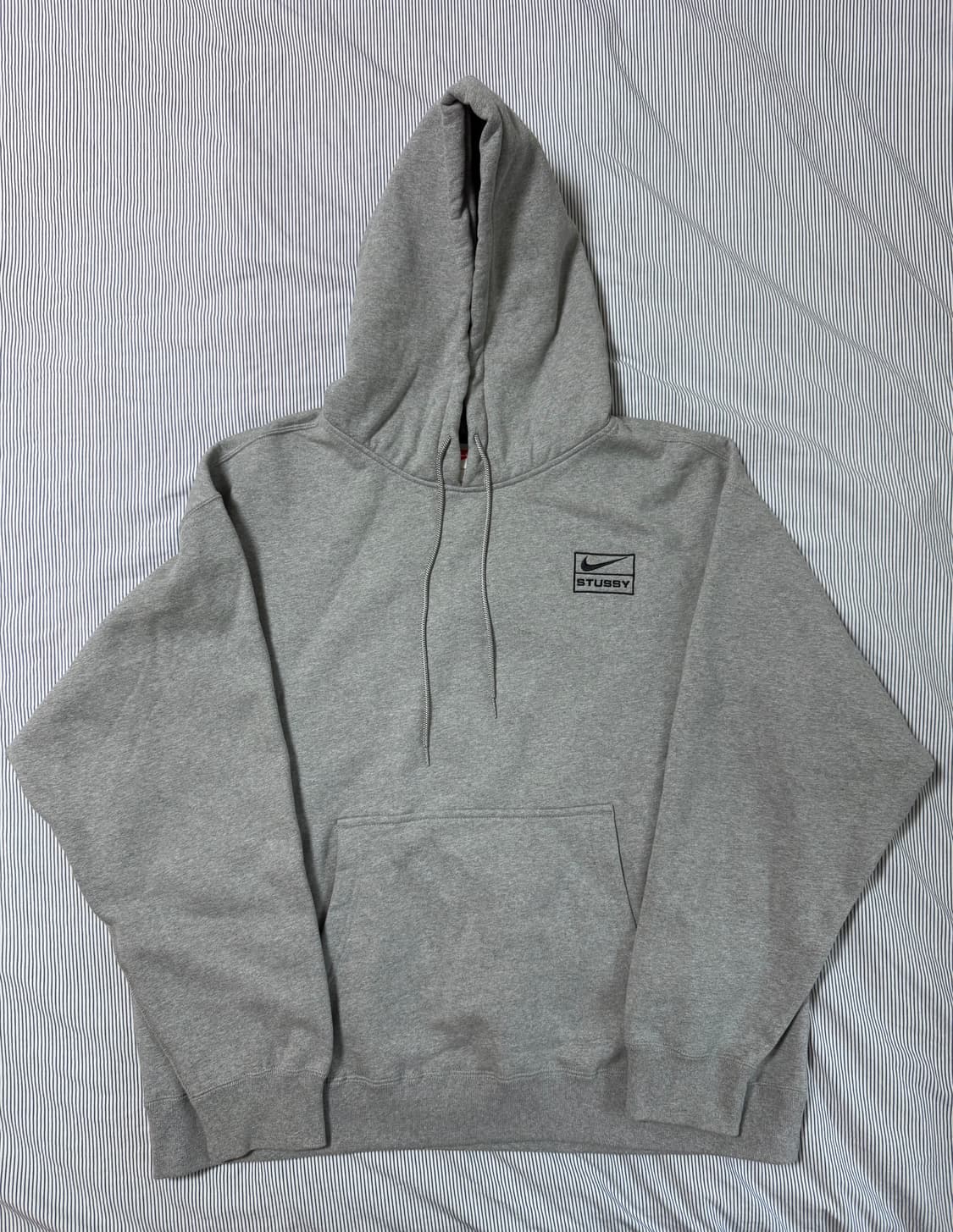민트급) 나이키 x 스투시 나투시 NRG RA 풀오버 후드 다크 그레이  상품이미지3