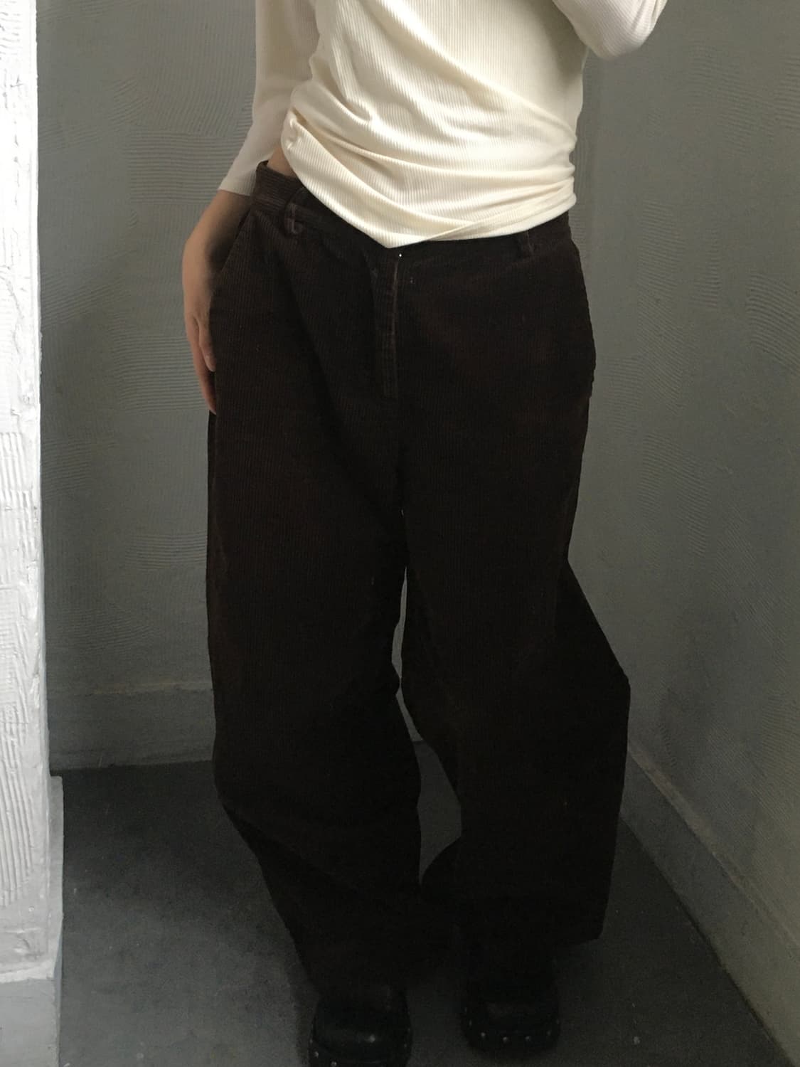  Marni 마르니 브라운 컬러 골덴 바지   ﻿ 상품이미지2